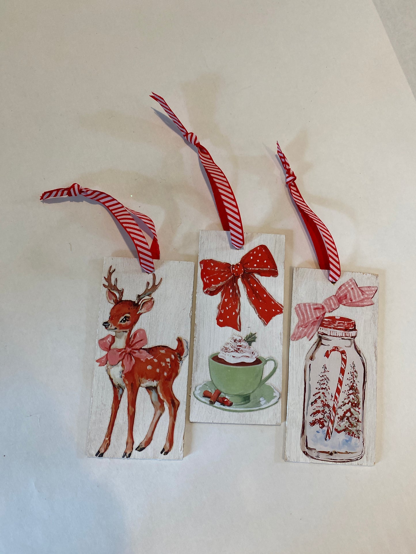 Set of 3 Wooden gift tags
