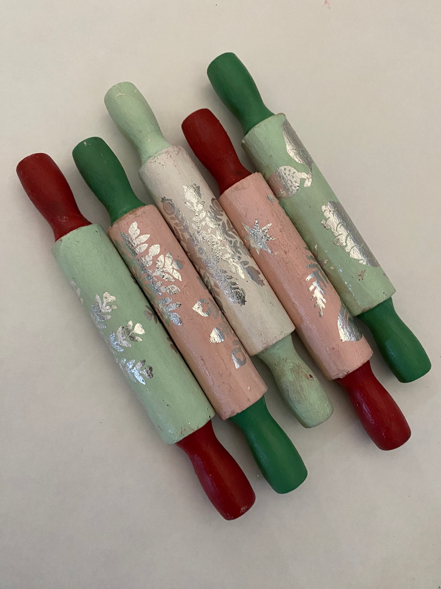 5  mini rolling pins