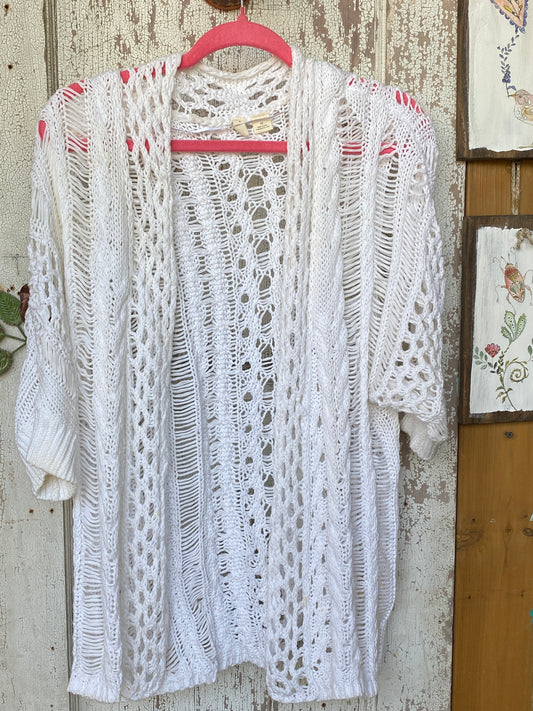 Short Sleeve Cardigan Sweater