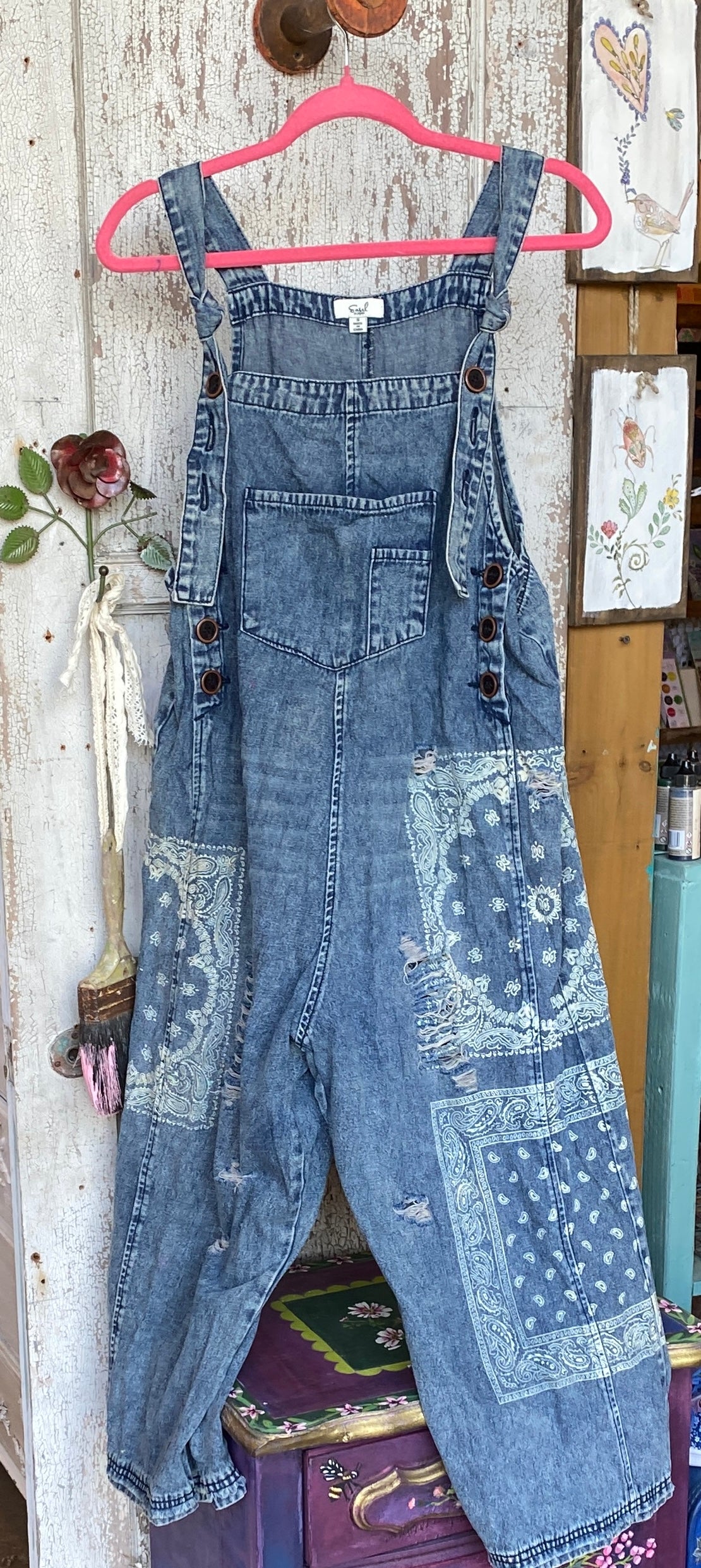 Loose Fit Overalls