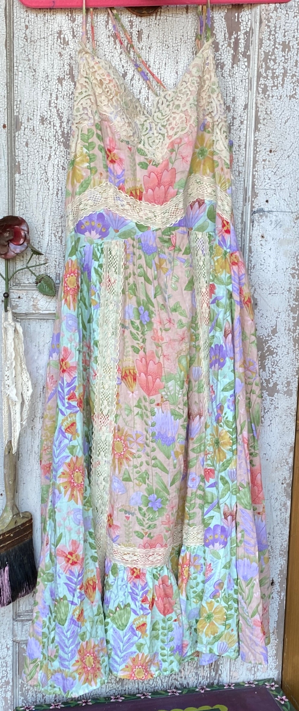 Floral & Lace Summer Dress