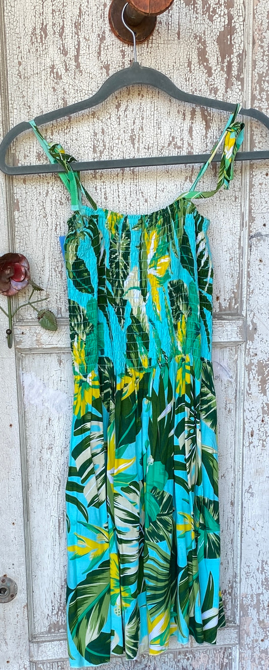 Green & Teal Summer Dress