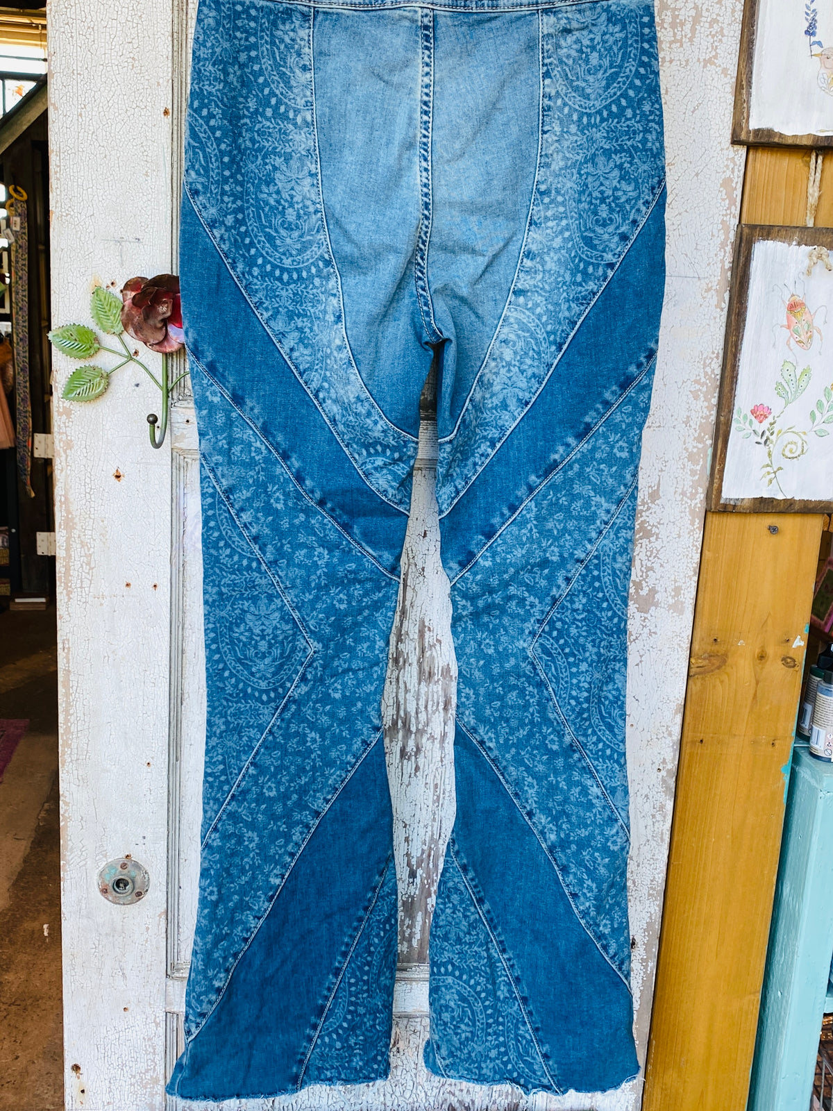 FreePeople Patchwork Jeans