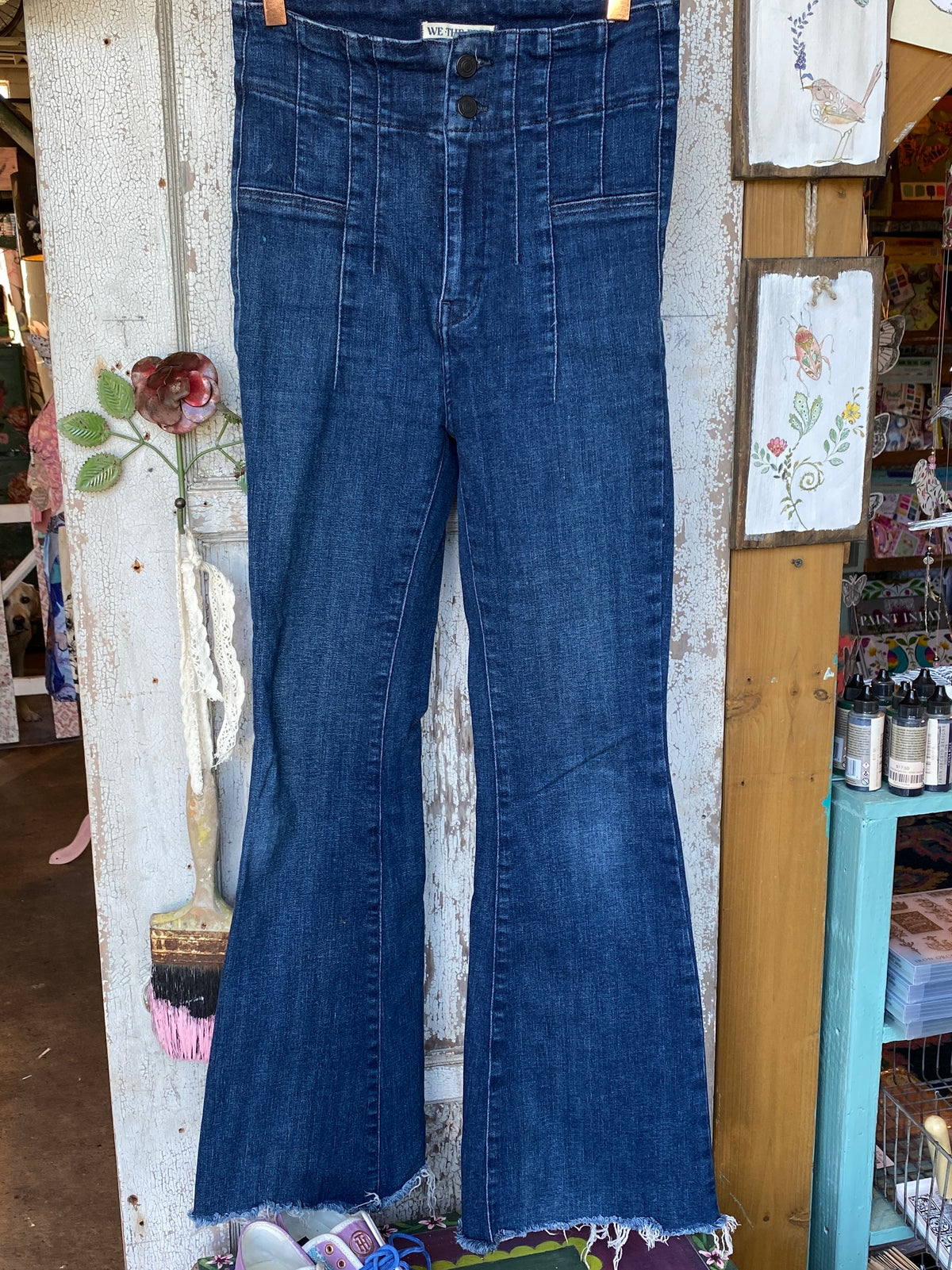 High Rise Free People Jeans
