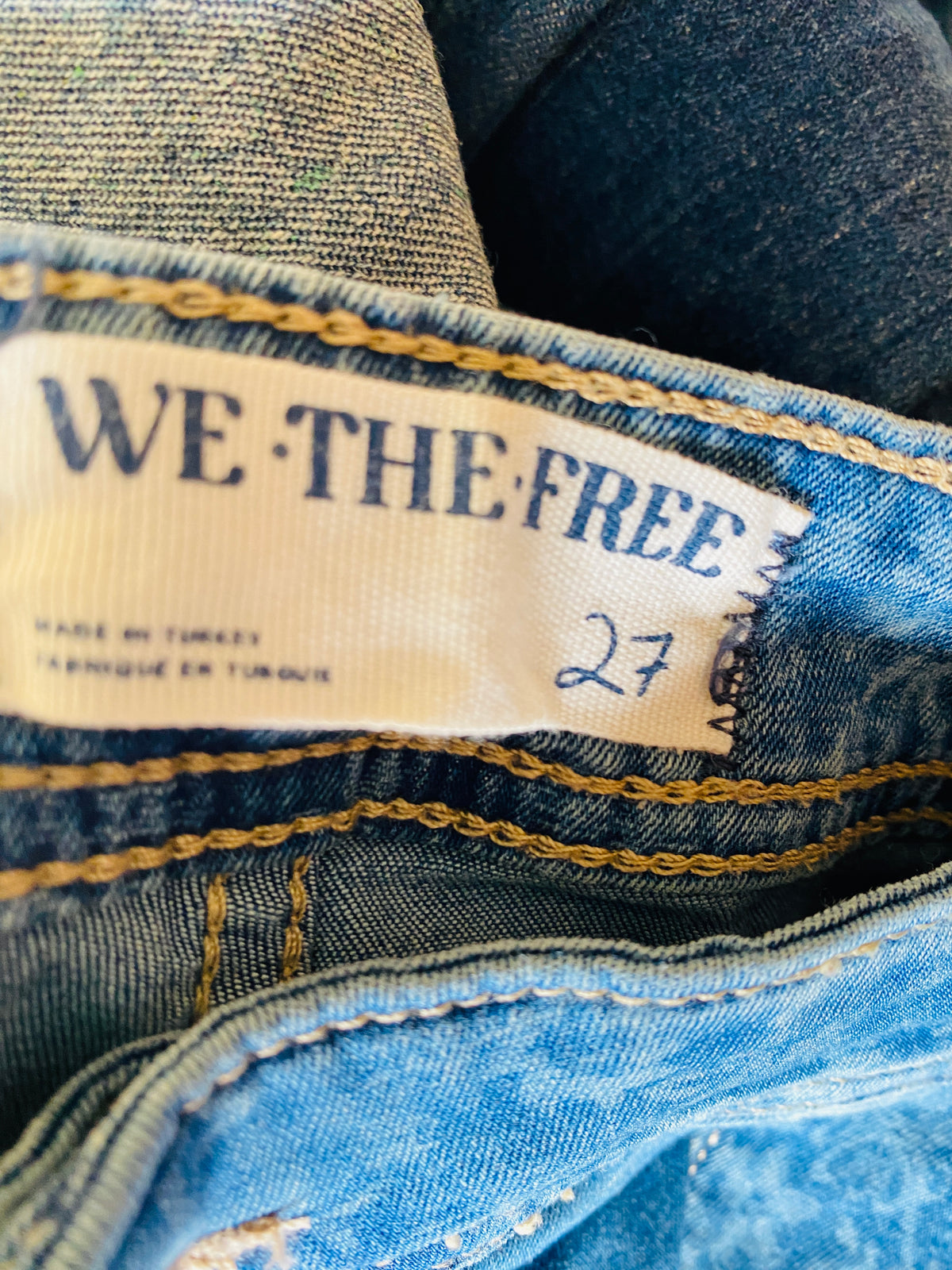 FreePeople Patchwork Jeans