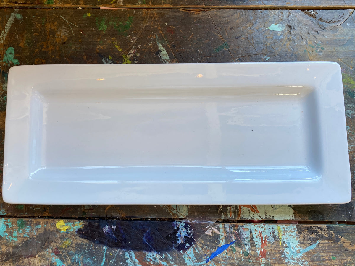 White Glass Dish