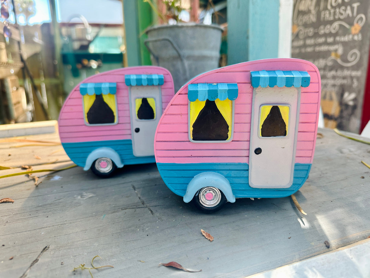 Plant Holder Camper set of two