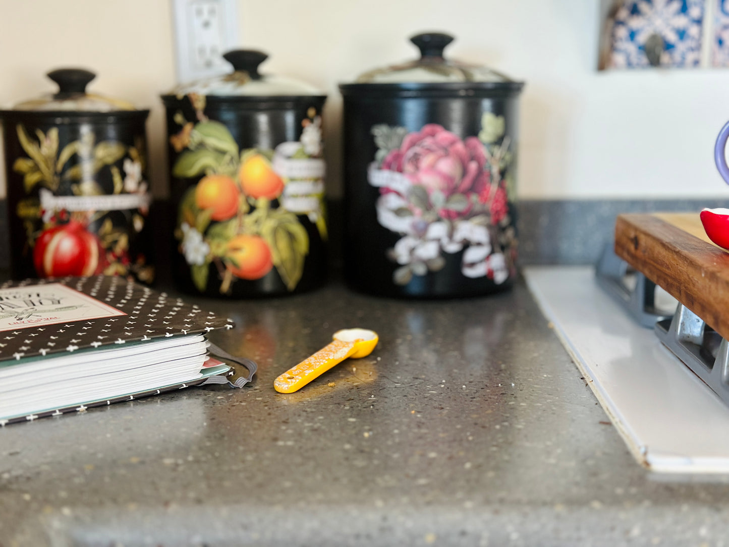 Kitchen Canisters thrifted William Sonoma