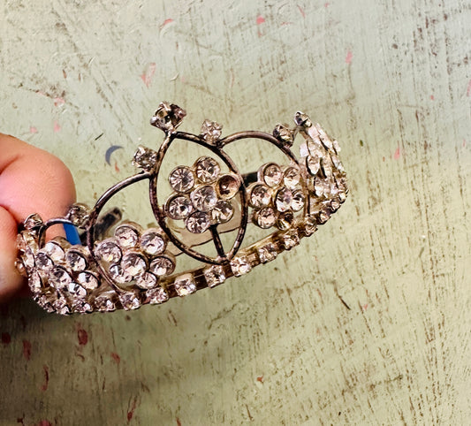 Tiny Rhinestone Decorative Hair Comb