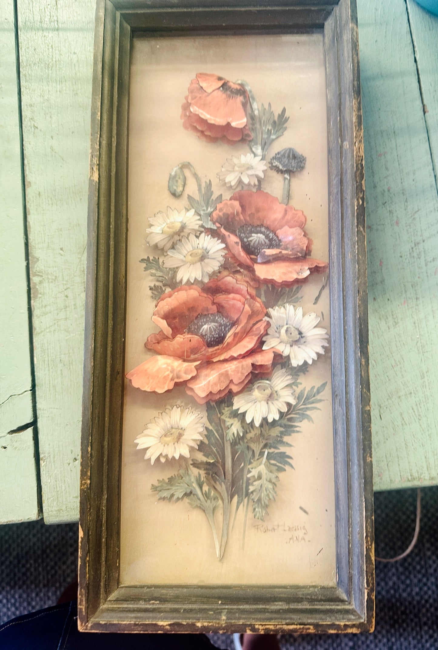 Vintage  3 D Framed Art Work (