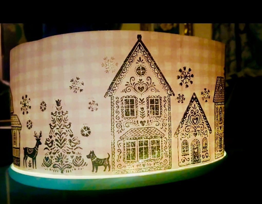 Paper Lantern on a lazy Susan (please Read description carefully)