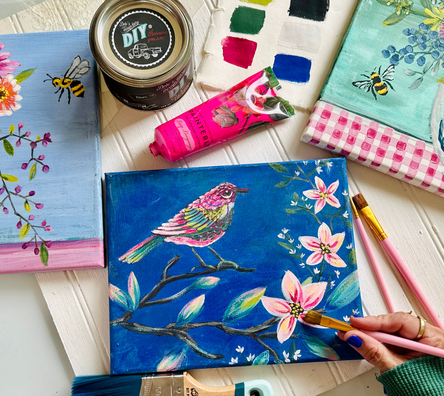 NEW! Paint by Stencil Kits- 6 different styles