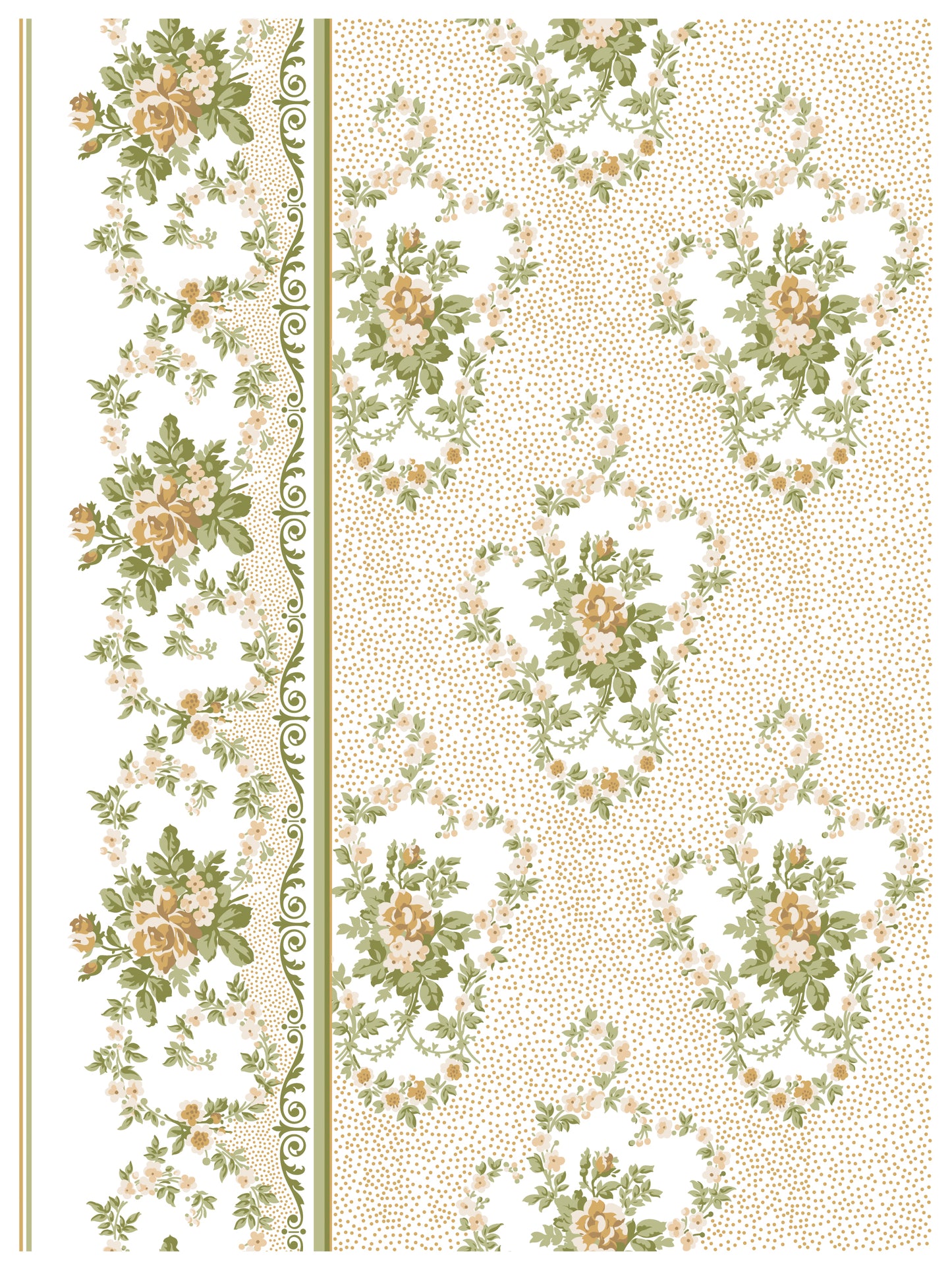 ALFRED PEATS AND CO. IOD PAINT INLAY 12X16 PAD™ Floral Inlay
