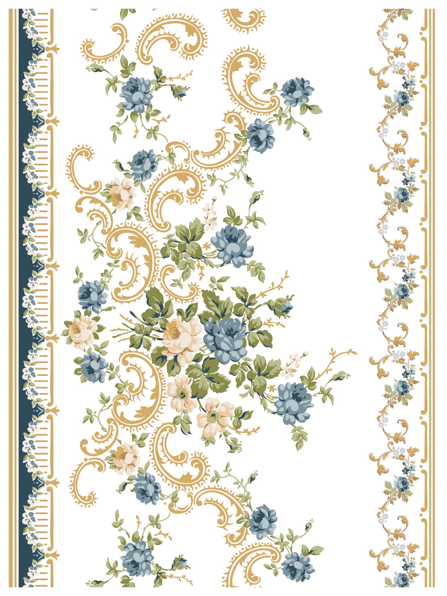 ALFRED PEATS AND CO. IOD PAINT INLAY 12X16 PAD™ Floral Inlay