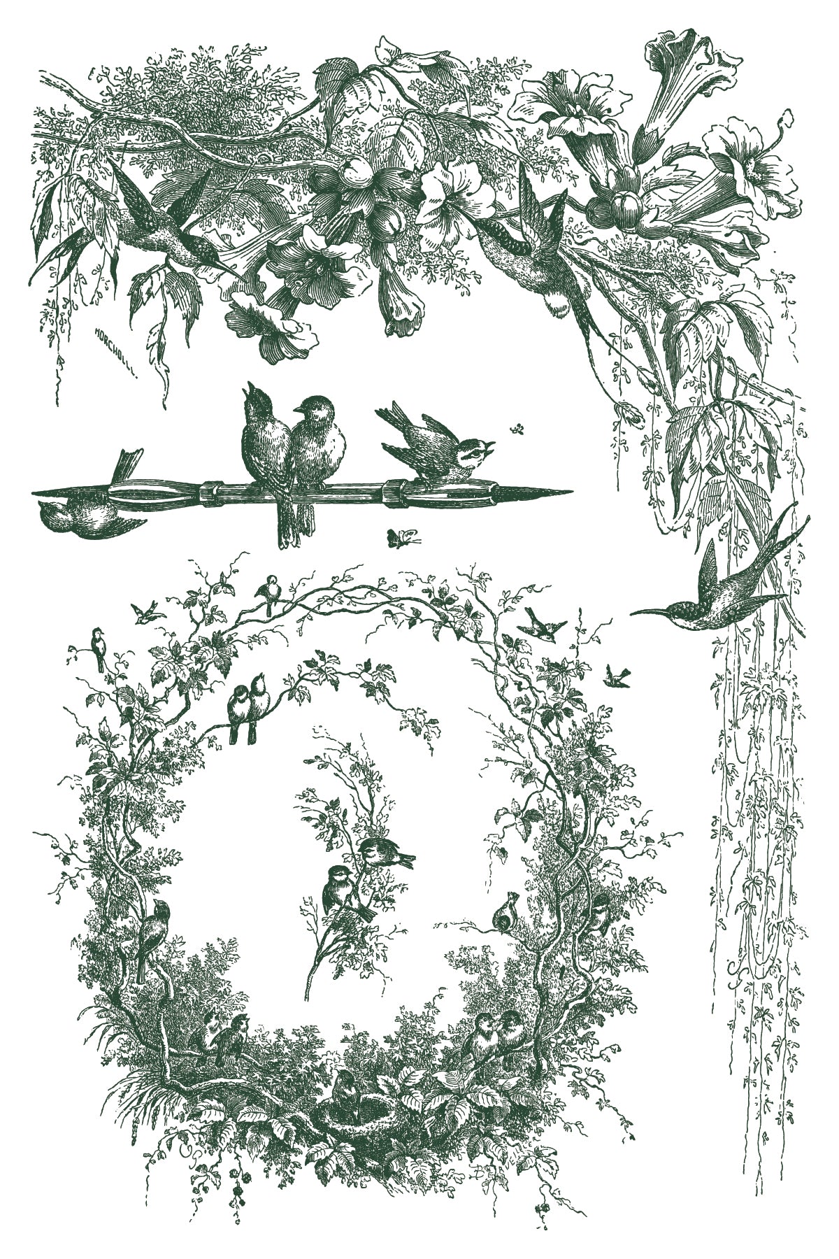 LITTLE LARK IOD PAINT INLAY 8X12 PAD™