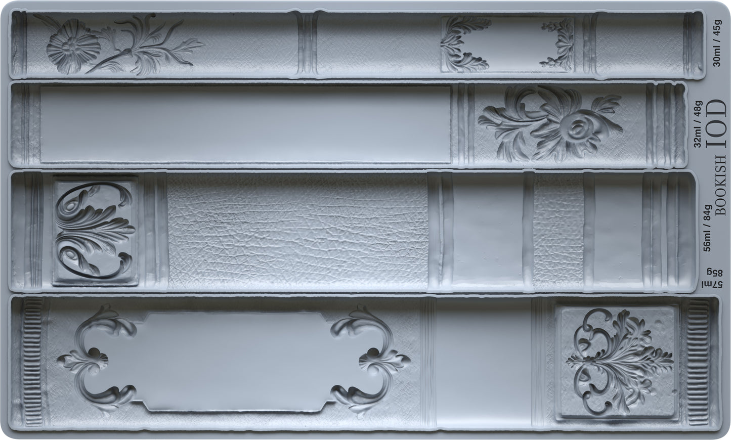 Book End mould BOOKISH 6X10 IOD MOULD™
