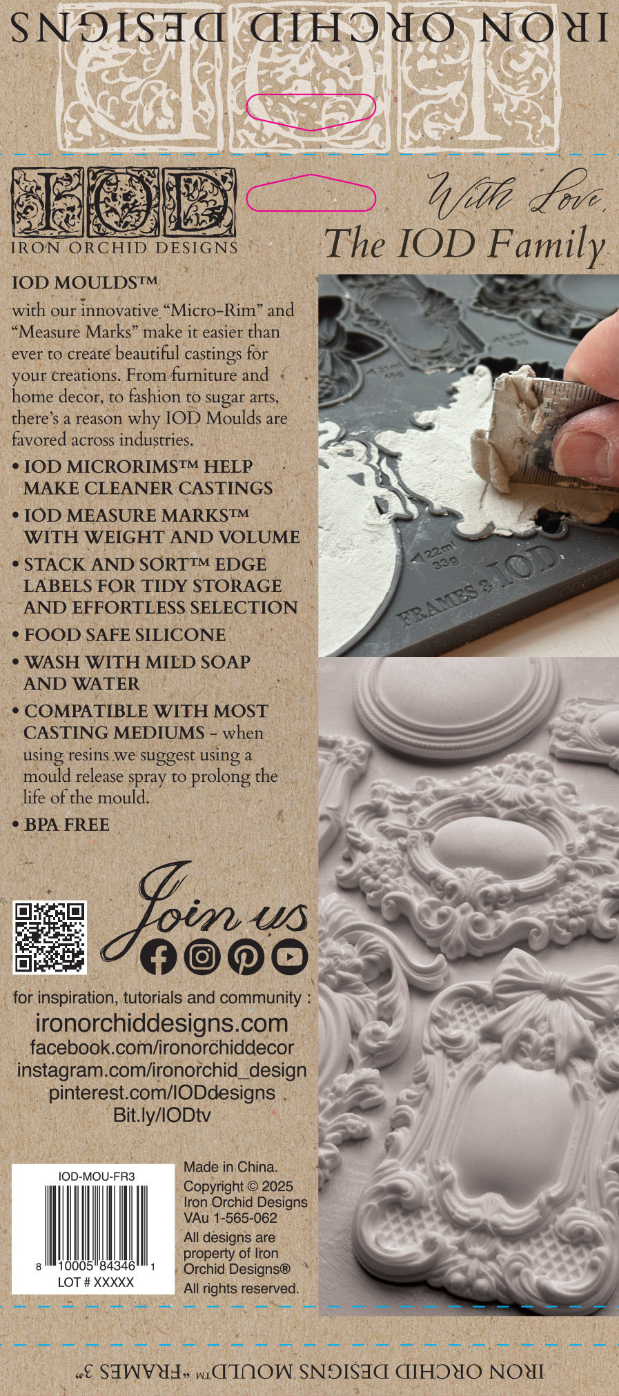 FRAMES 3 6X10 IOD MOULD™