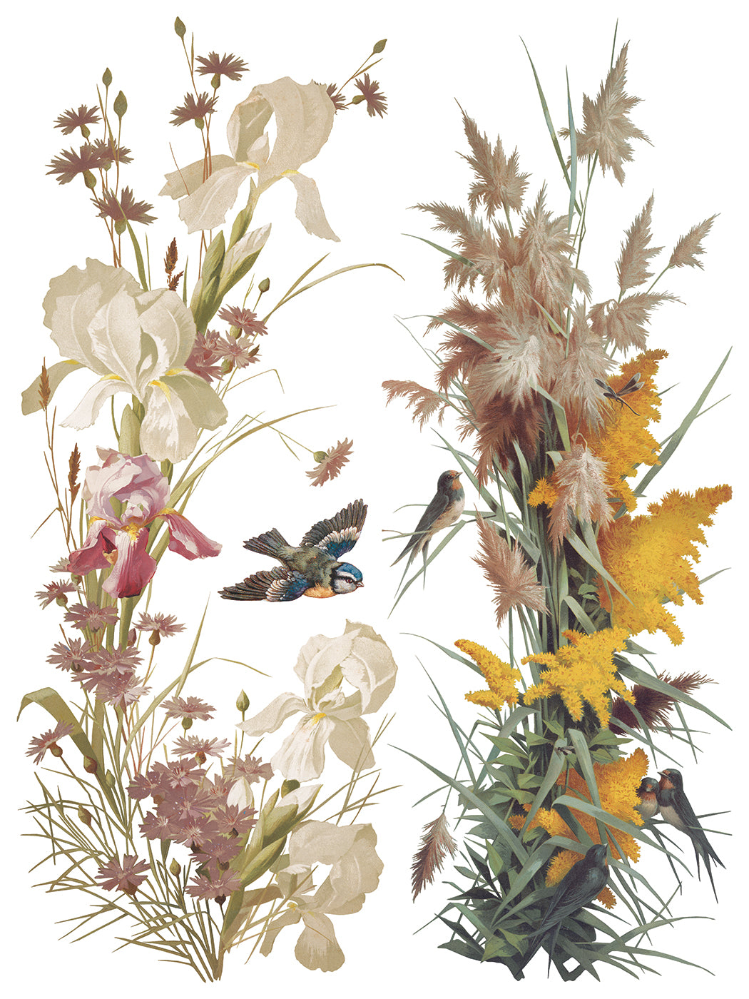 FLOWERS BY THE POETS IOD TRANSFER 12X16 PAD™