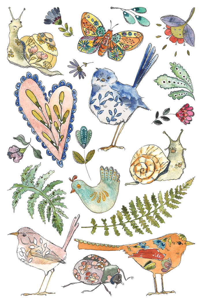 FERN FABLES IOD TRANSFER 8X12 PAD™