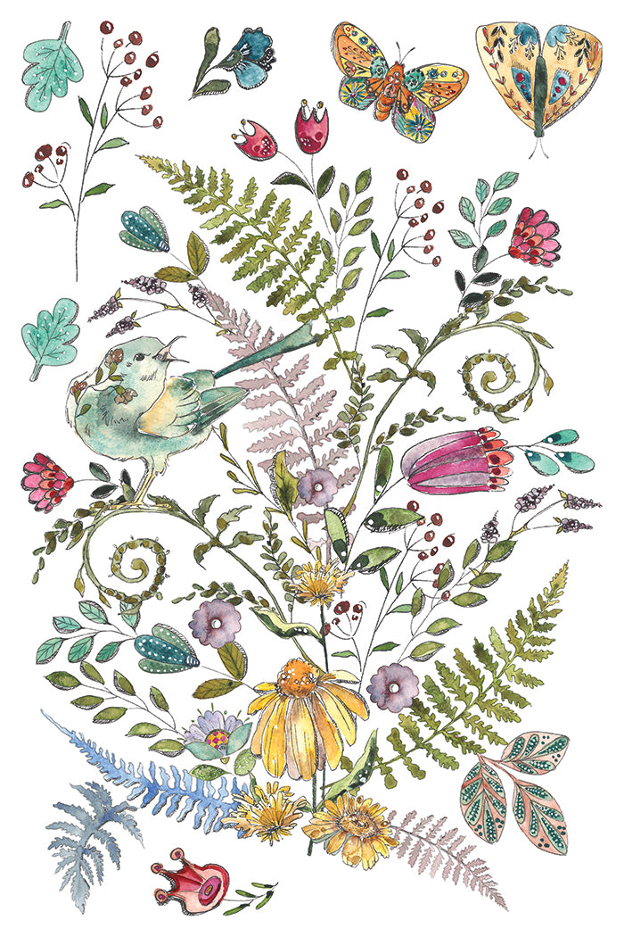 FERN FABLES IOD TRANSFER 8X12 PAD™