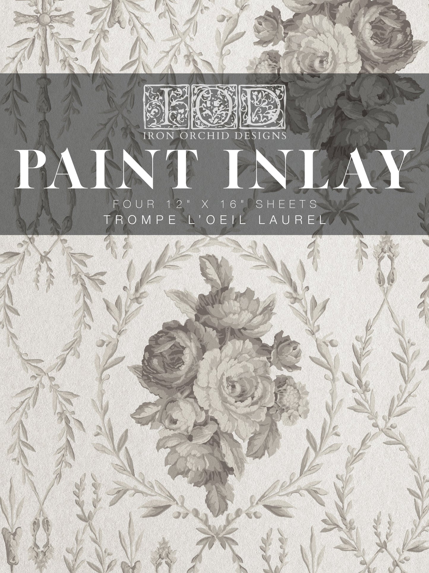 Trompe L’oeil Laurel | IOD Paint Inlay