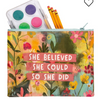 zippered pouch "she believed"