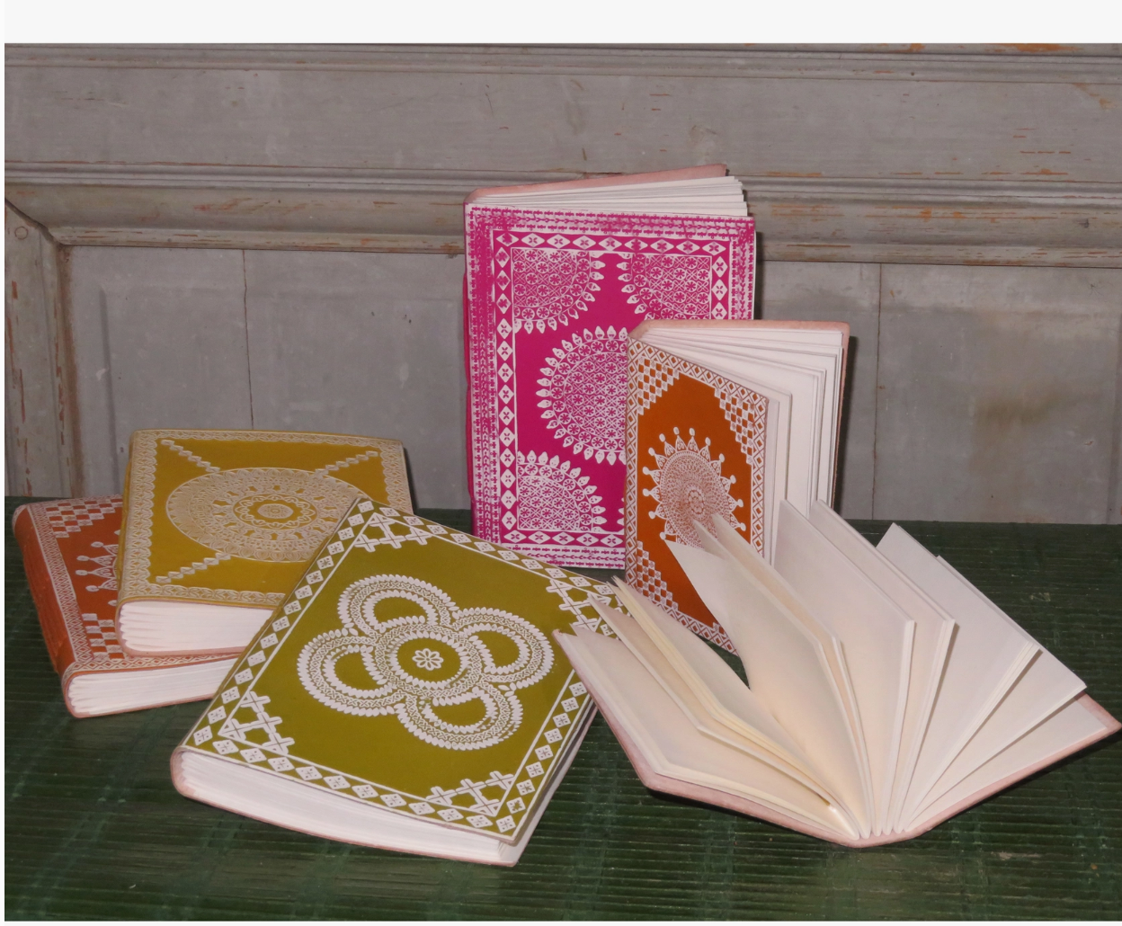 Embossed Leather Notebook