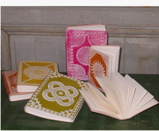 Embossed Leather Notebook