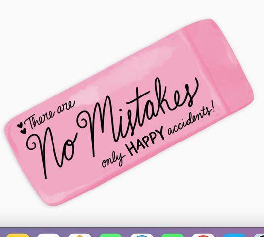 Pink eraser Sticker