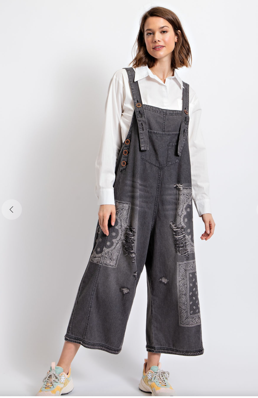 Loose Fit Overalls/ Jumpsuit