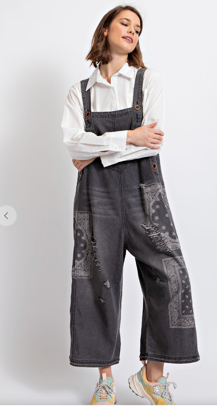 Loose Fit Overalls/ Jumpsuit