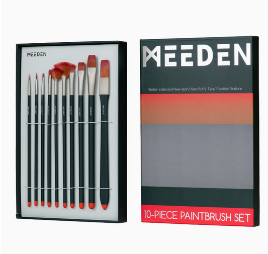 Meeden Art Paint Brushes Set 10 pcs