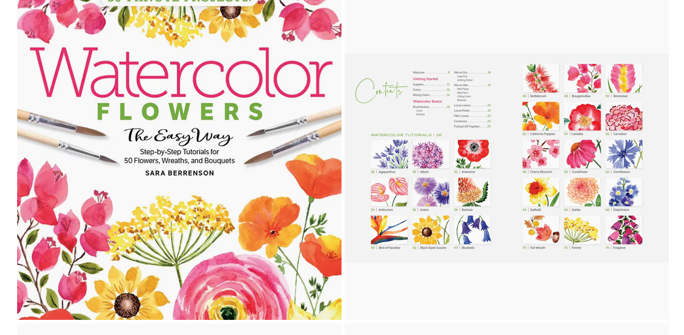 water color flowers ( the easy way)