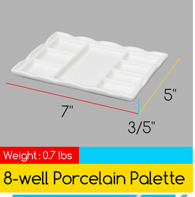 porcelain paint palettes