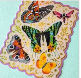 Fly Away Glitter Sticker