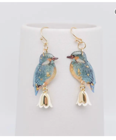 Dangling  Bird Earring