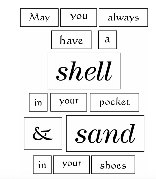 May You Always Have A Shell Sign Bar Kit