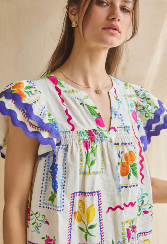 Fruit Garden Blouse