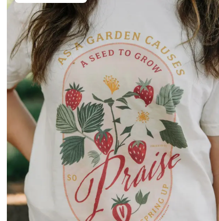 Strawberry Faith Tee Shirt