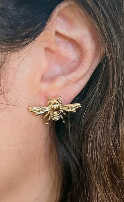 Large Bee Earrings