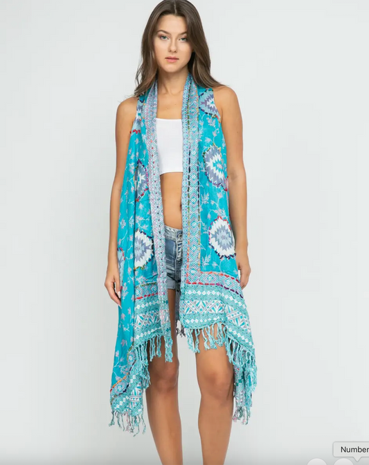 Embroidered Vest