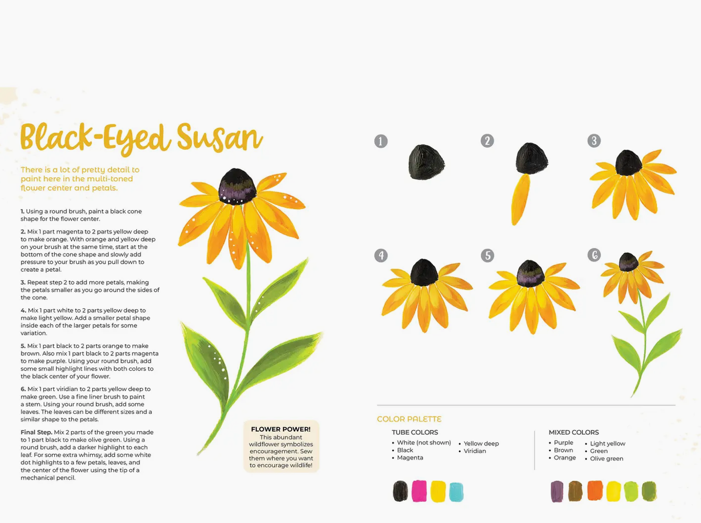Happy Flower Painting for Beginners