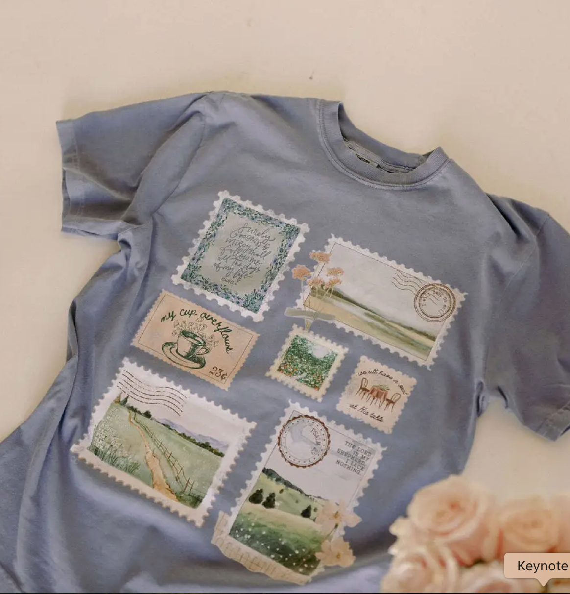 Psalm 23 Stamp ~Tee