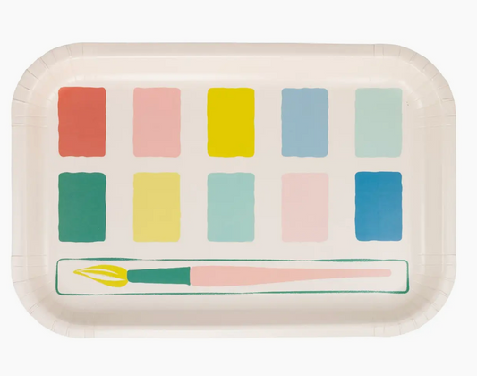 Paint Palette Paper Plate