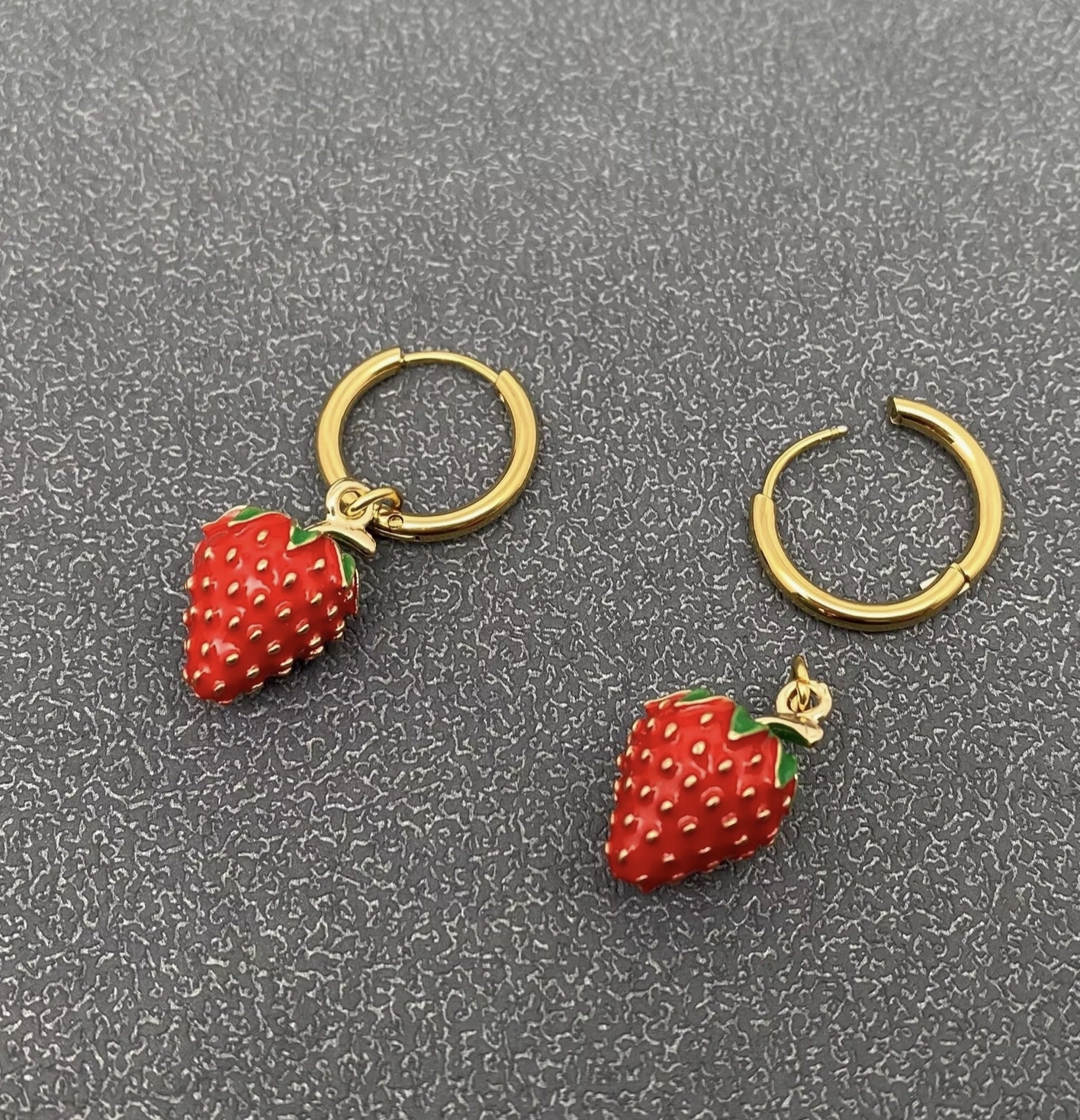 Strawberry Charm earrings
