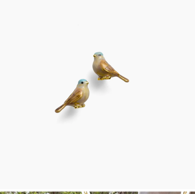 English Bird Stud ~ Earrings