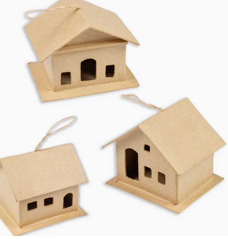 Paper Mache Houses