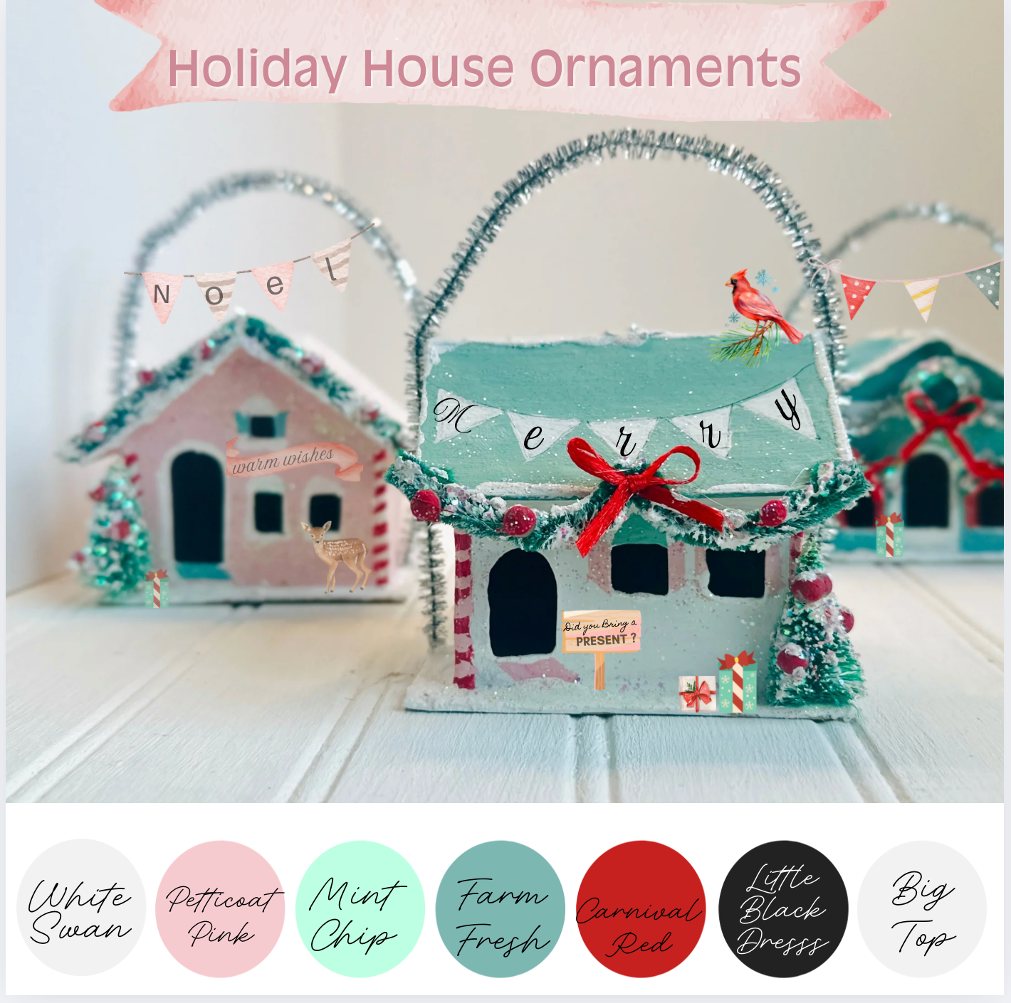 Creative Box- a Monthly RECURRING Subscription "Creative Stencil & Paint Class in a Box" (limited edition)