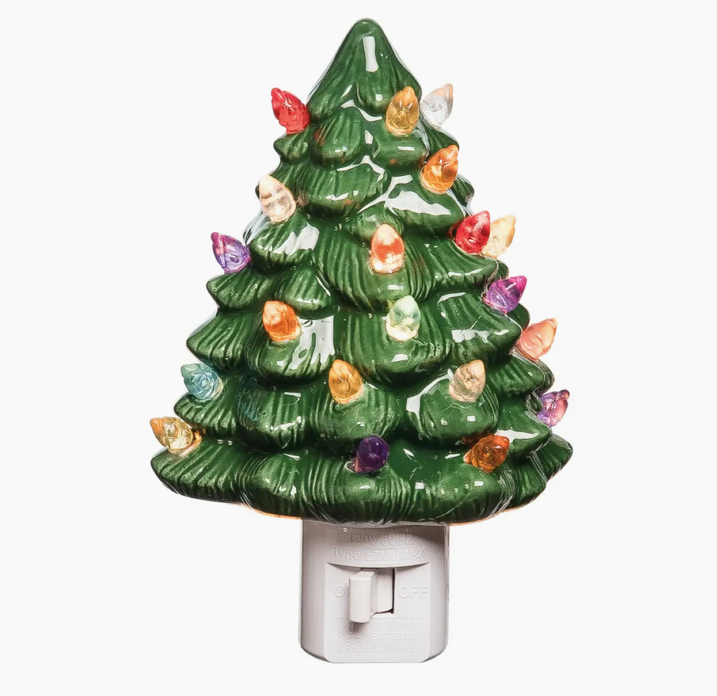 Vintage Christmas Tree Night Light