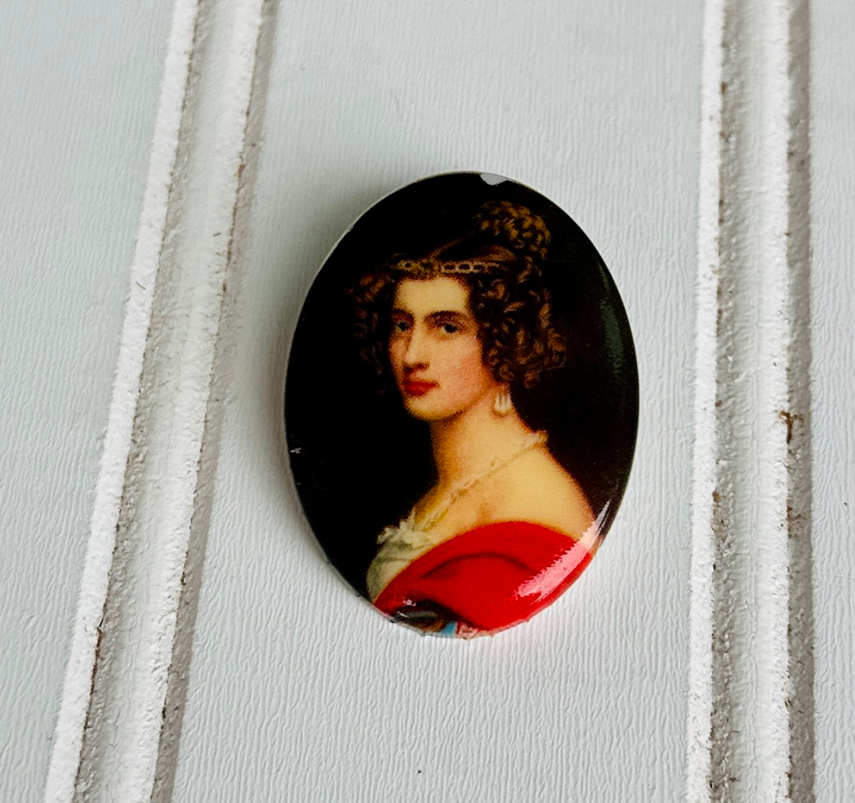 Victorian Lady Pin